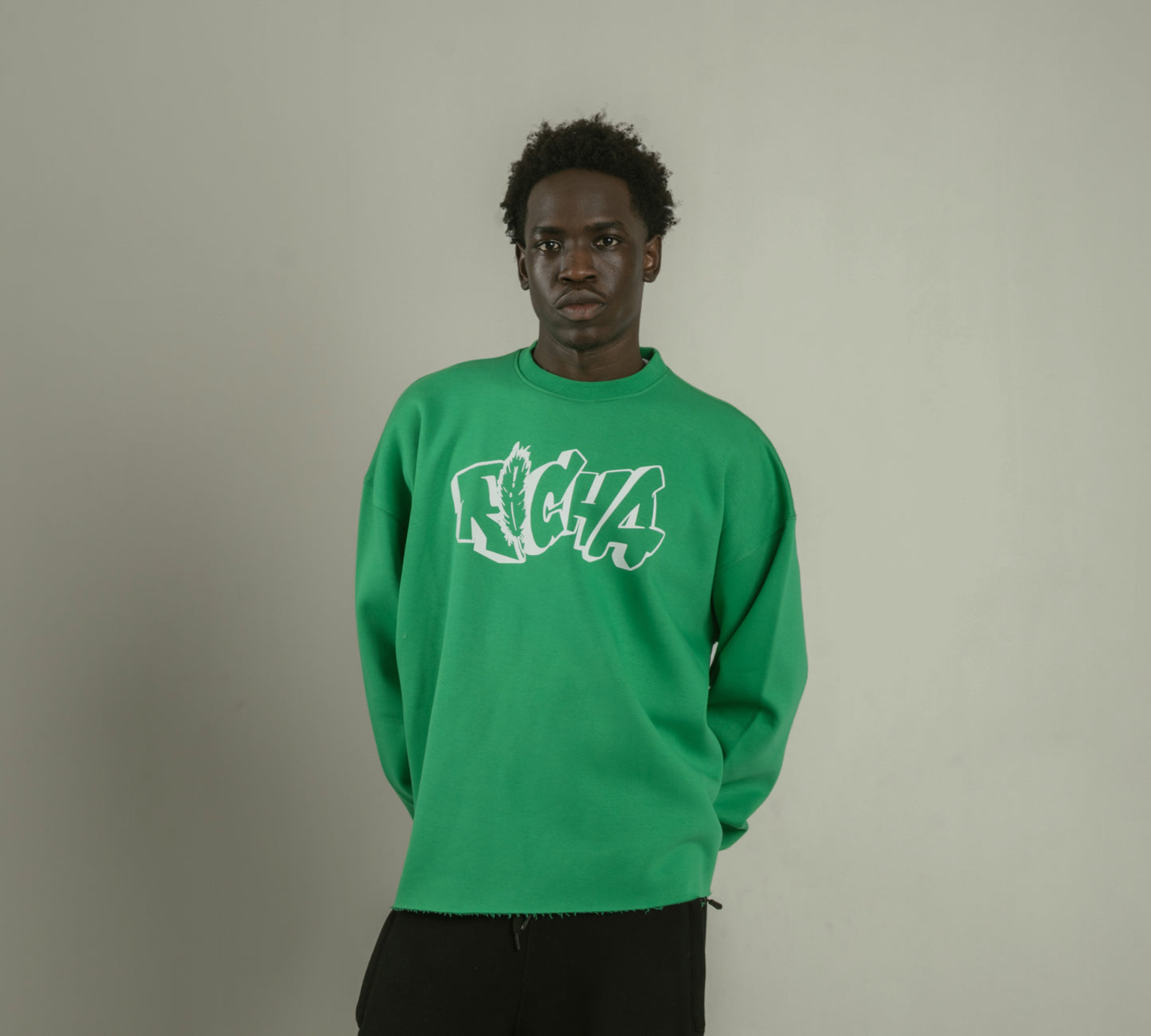 Green Basic Crewneck