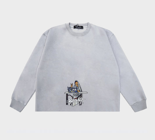 r&R®23 Grey Crewneck