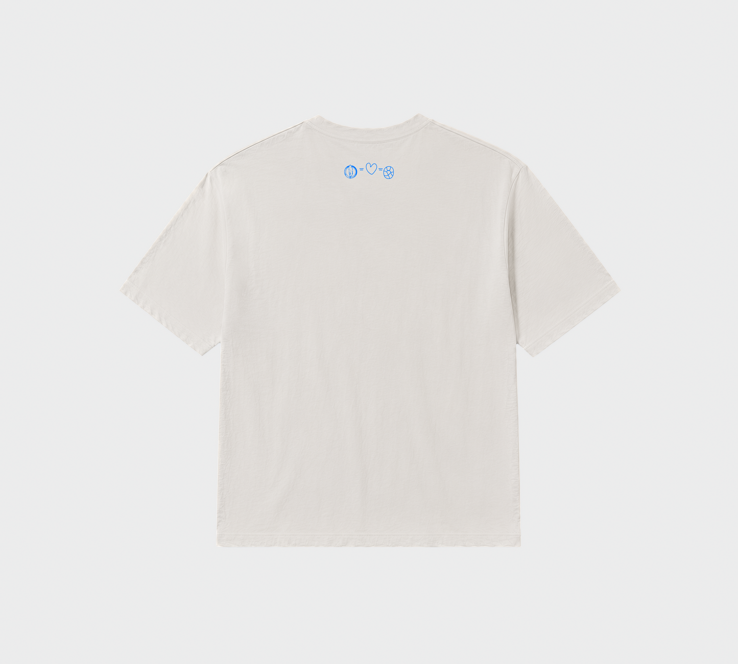 TopV Richa Tee- White/Blue