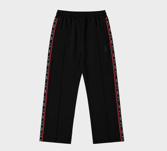 Richa =♥︎ = ⚽︎ Track Pants- Black/ Red