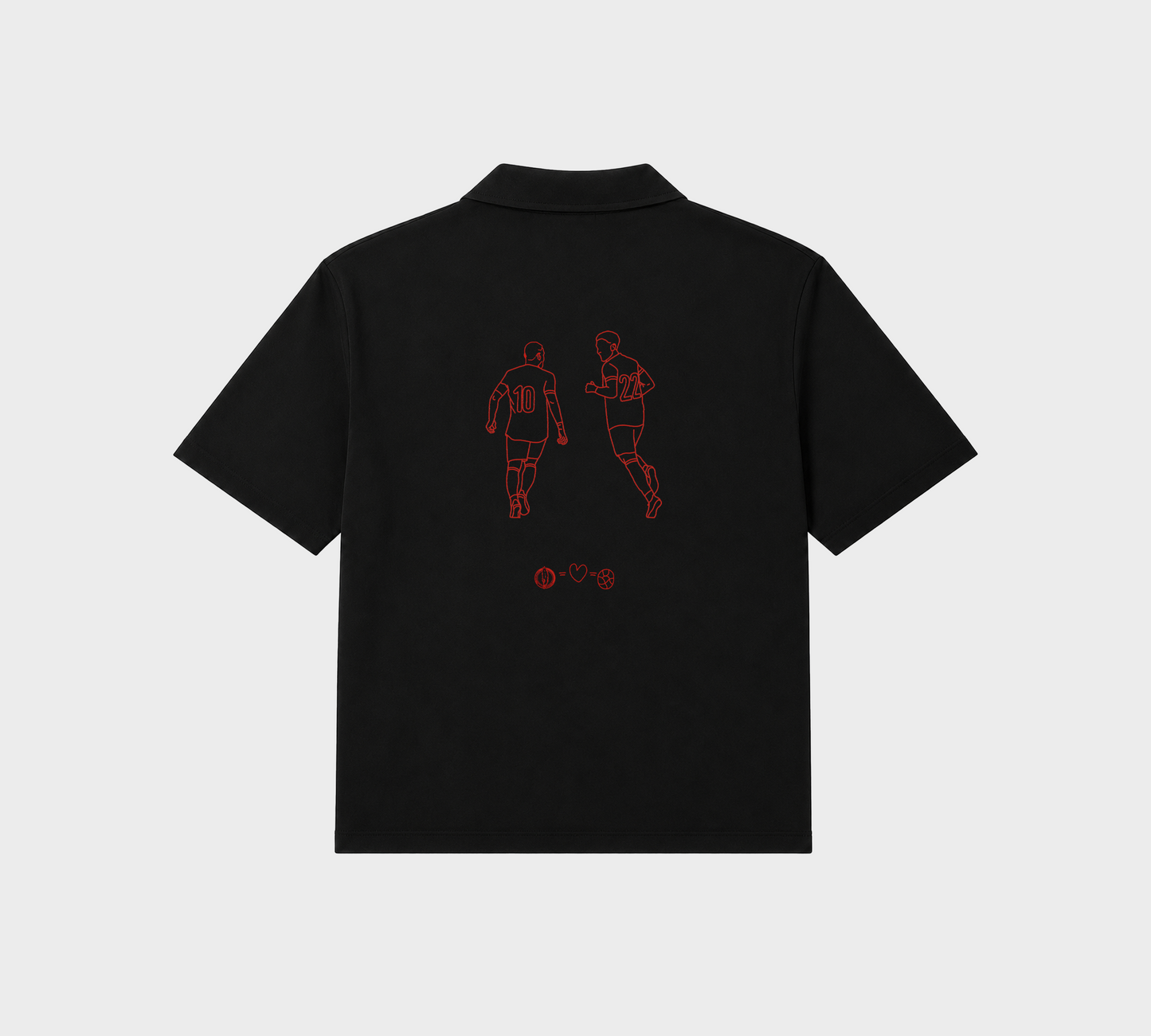 EGY Polo - Black/Red
