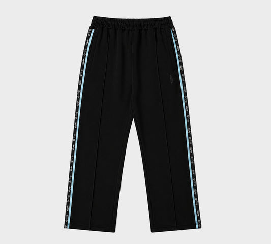 Richa =♥︎ = ⚽︎ Track Pants- Black/ Blue